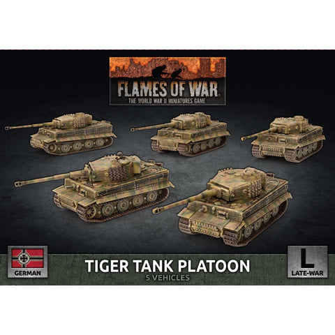 Flames of War - German: Tiger Heavy Tank Platoon