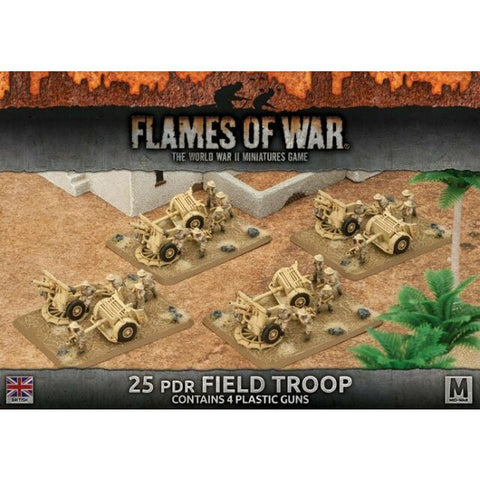 Flames of War - British: 25 pdr Field Troop (Mid-War)