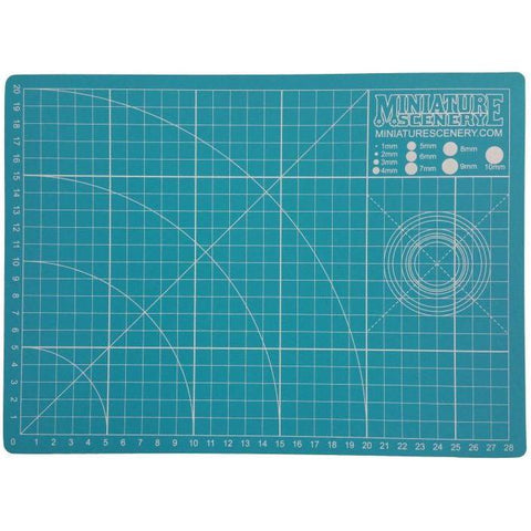 Miniature Scenery - Cutting Mat: Blue