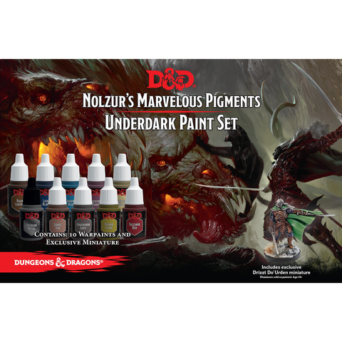 D&D Paint Set - Nolzurs Marvelous Pigments Underdark Paint Set