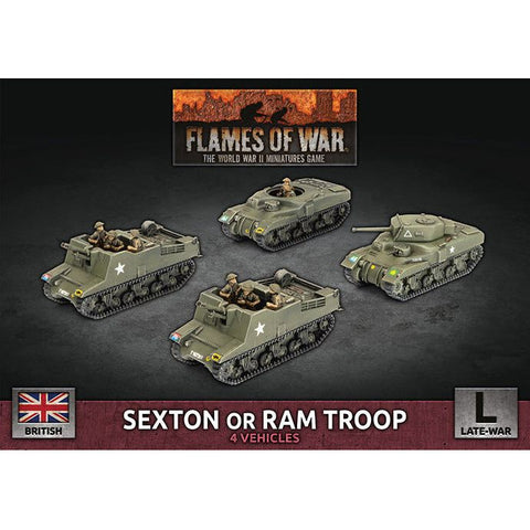 Flames of War - British: Sexton or RAM Troop (Late-War)