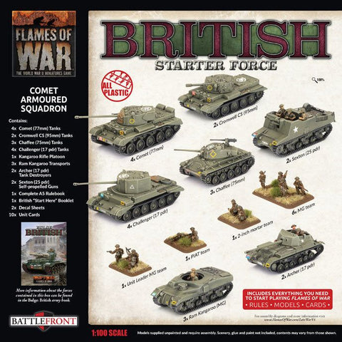 Flames of War - British: Starter Force - Comet Armoured Squadron (Late-War)