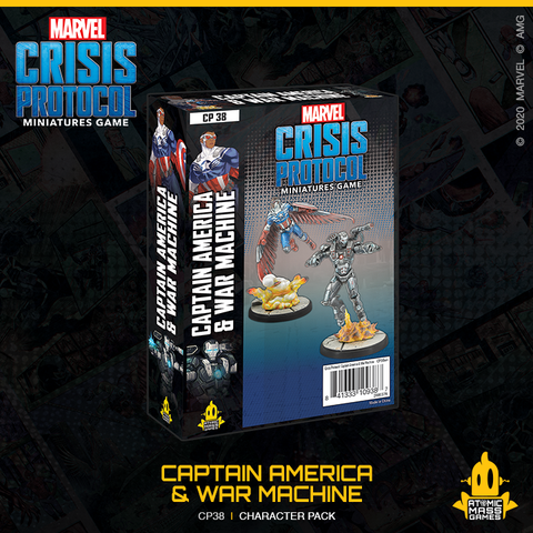 Marvel Crisis Protocol - (CP38) Captain America And War Machine