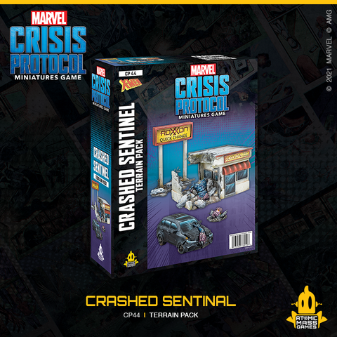 Marvel Crisis Protocol - (CP44) Crashed Sentinel Terrain Pack