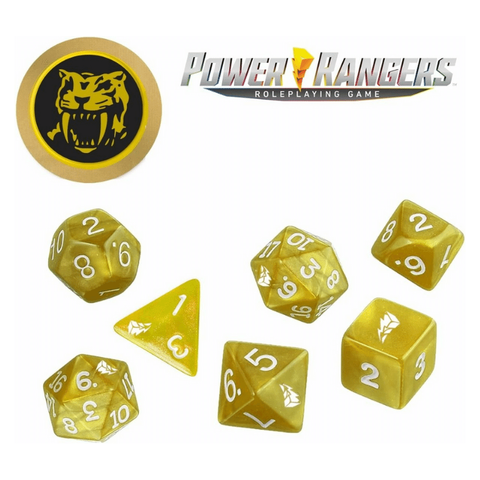 Power Rangers Rpg Yellow Dice Set