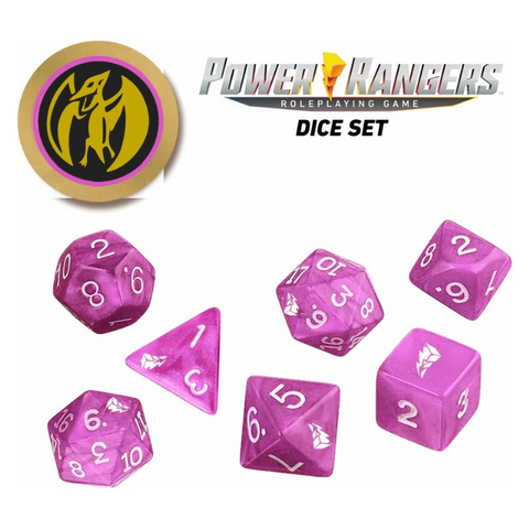 Power Rangers Rpg Pink Dice Set