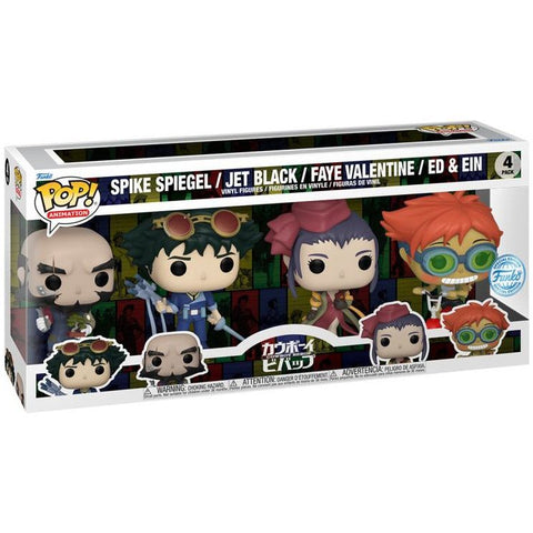 Cowboy Bebop - Bebop US Exclusive Pop! 4-Pack [RS]