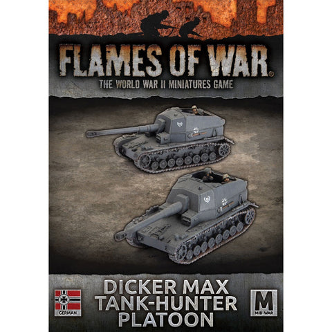 Flames of War - German: Dicker Max Tank-huner Platoon