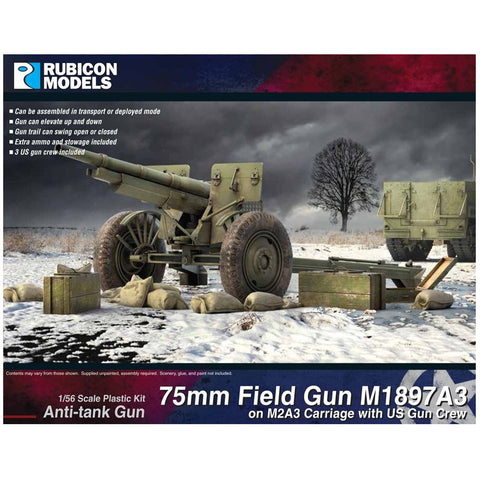 Rubicon Models - M2A3 75mm Field Gun