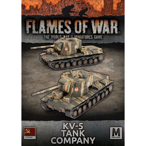 Flames of War - Soviet: Kv-5 Tank Company
