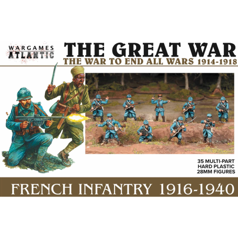 Wargames Atlantic - The Great War - French Infantry 1916-1940