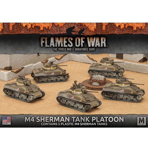 Flames of War - American: M4 Sherman Tank Platoon