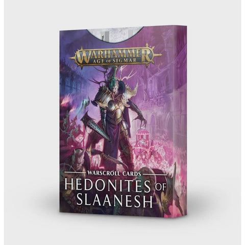 [CLEARANCE] Age of Sigmar - Hedonites of Slaanesh - Warscroll Cards