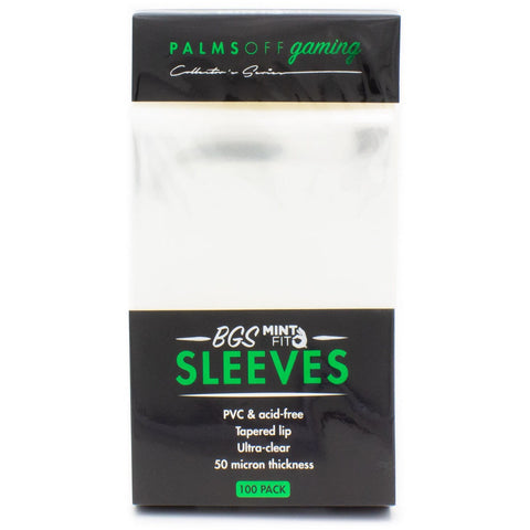 Palms Off Gaming - BGS Graded Card Mint-fit Sleeves - Regular Fit 100pk