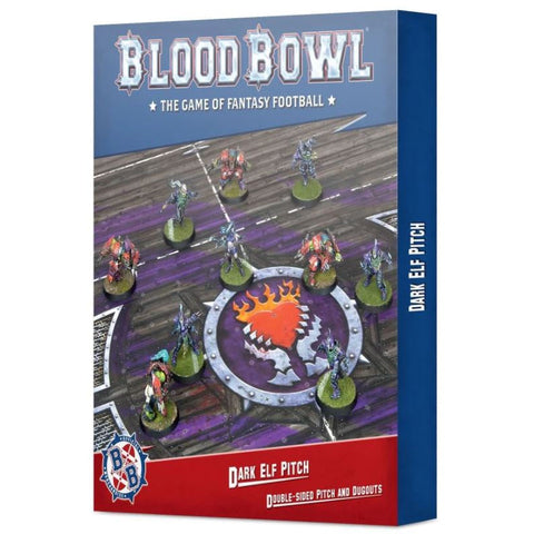 Blood Bowl - Dark Elf: Pitch & Dugouts