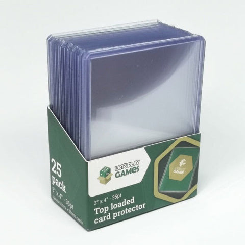 LPG Essentials: Top Loaded Card Protector 3x4in 35pt (25pc)