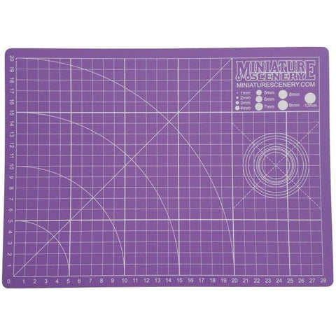Miniature Scenery - Cutting Mat: Purple