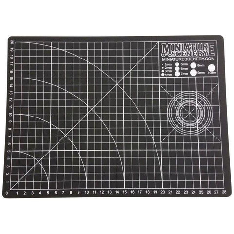 Miniature Scenery - Cutting Mat: Black