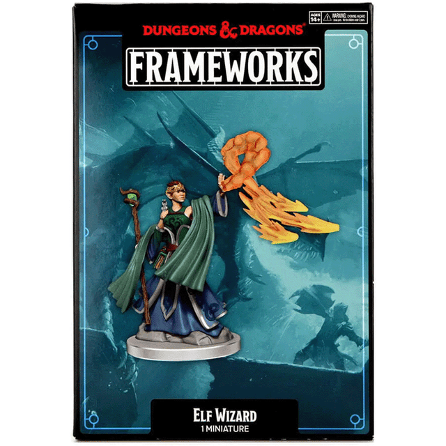 D&D Frameworks Elf Wizard Female – Table Top Warfare