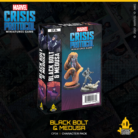 Marvel Crisis Protocol - (CP34) Black Bolt And Medusa