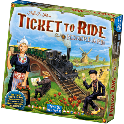 Ticket To Ride Map Expansion - 4 - Nederland