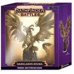 Pathfinder Battles - Darklands Rising: Mengkare Great Wyrm Gold Dragon
