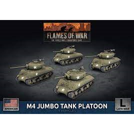 Flames of War - American: M4 Jumbo Tank Platoon (Late-War)