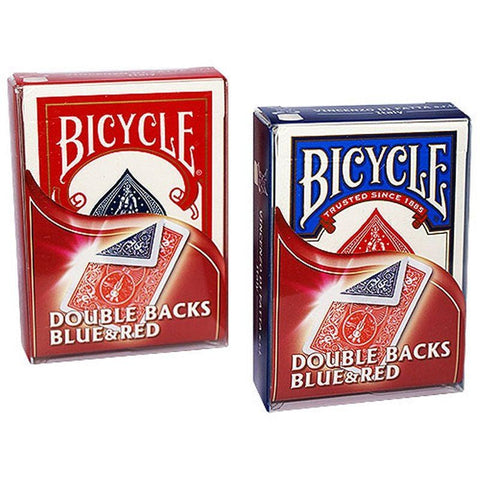 Bicycle Double Back/red Blue Case Playing Cards