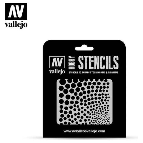 Vallejo Stencils - Sci-fi And Fantasy Circle Textures