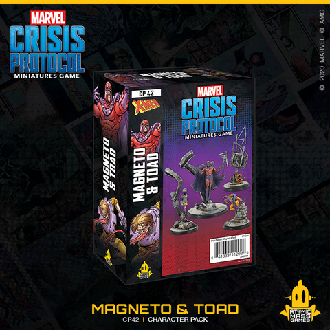 Marvel Crisis Protocol - (CP42) Magneto And Toad