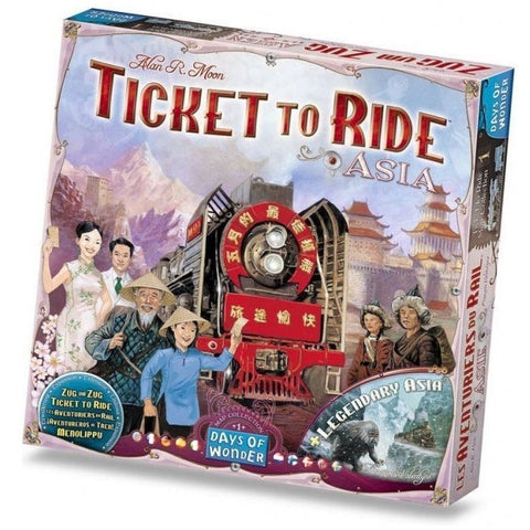 Ticket To Ride Map Expansion - 1 - Asia And Legendary Asia