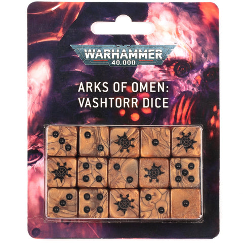 40K Arks of Omen: Vashtorr Dice Set (43-31)