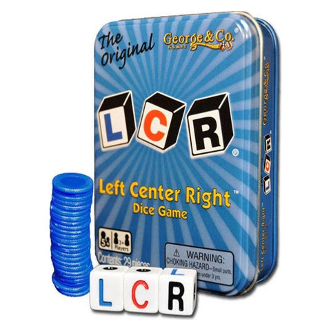 Lcr - Left Center Right Blue Tin
