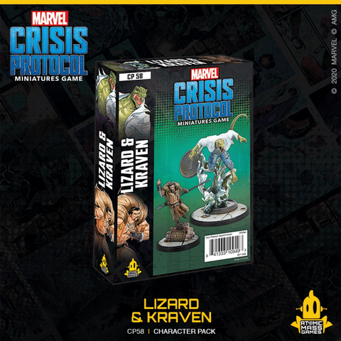 Marvel Crisis Protocol - (CP58) Lizard And Kraven