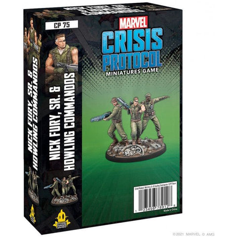 Marvel Crisis Protocol - (CP75) Nick Fury Sr And The Howling Commandos