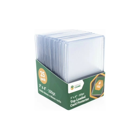 LPG Essentials: Top Loaded Card Protector 3inx4in 100pt (25pc)